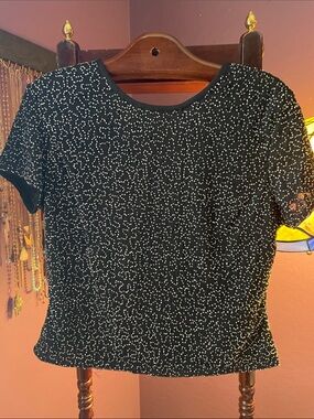 VTG STENAY BEADED BLOUSE